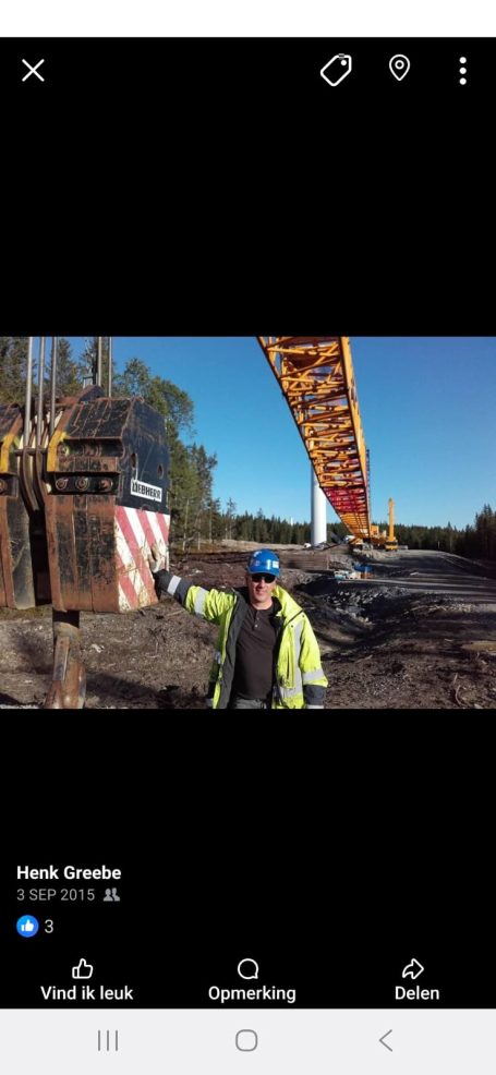 Opbouwen LG1750 in zweden